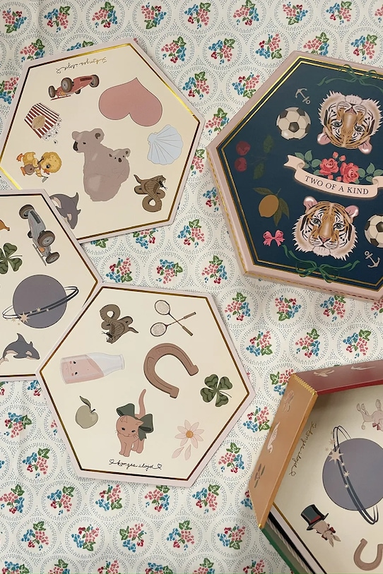 

Карточная игра «ДВА ИЗ ОДНОГО» FSC Konges Sløjd, мультиколор