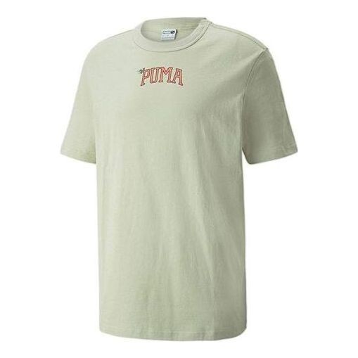 

Футболка downtown graphic tee 'green' Puma, зеленый