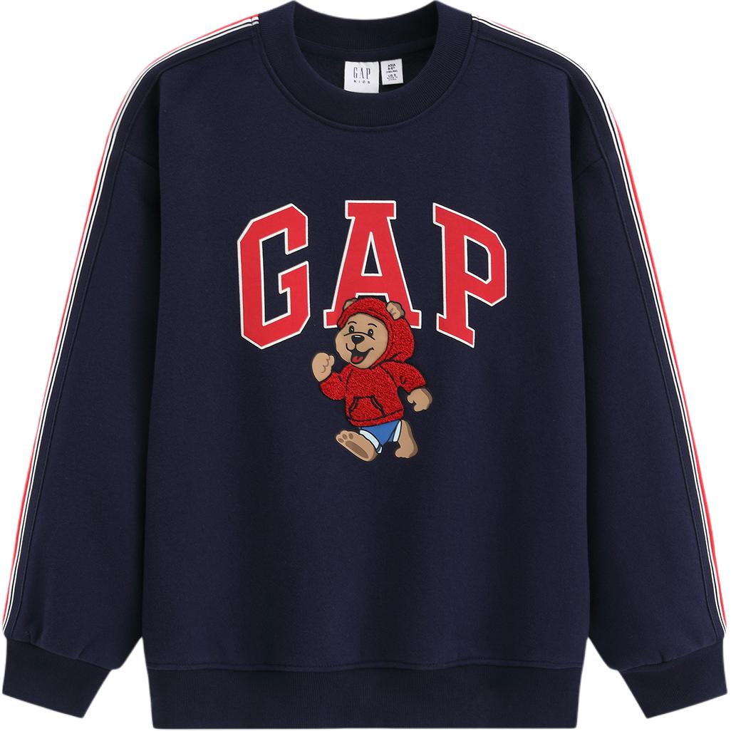 

Детский свитшот с круглым вырезом Moderate GAP, marine синий