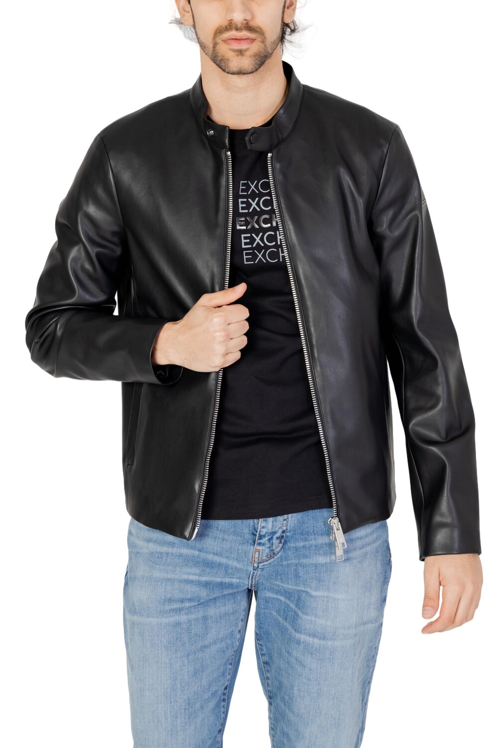 

Куртка Armani Exchange с круглым воротником, черный