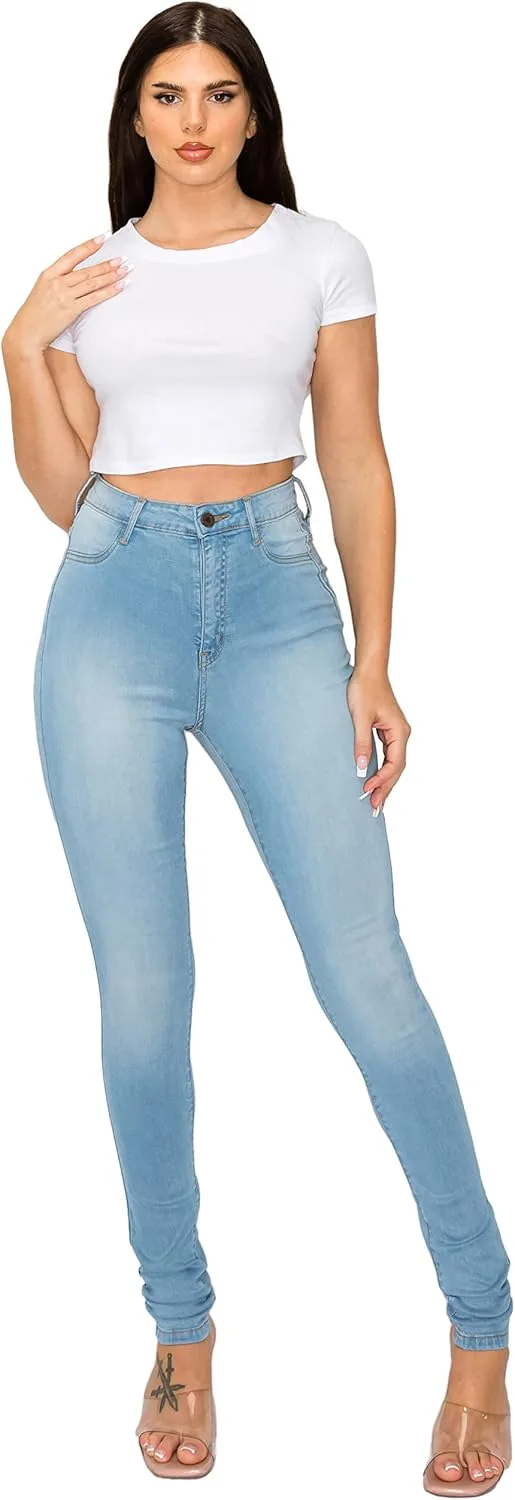 

Джинсы Aphrodite High Waisted для женщин, скинни, с высокой посадкой и стретч AP Blue