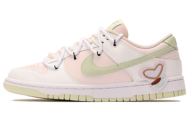 

Кроссовки Nike Dunk Skateboarding Shoes Women's Low-top Pink/Green, цвет Pink Moon/Nori/Magnet