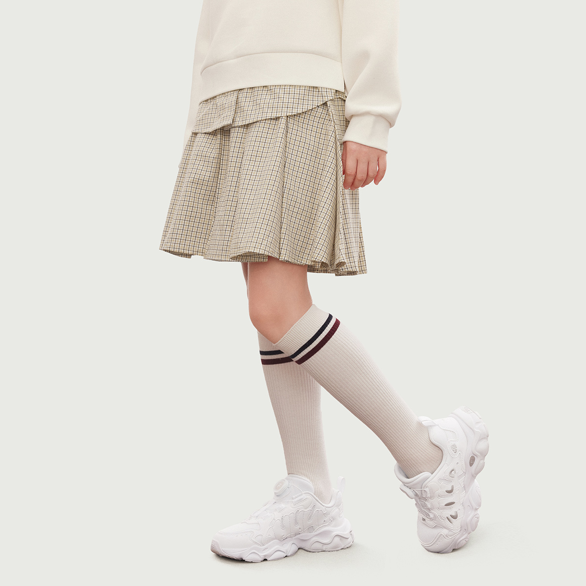 Короткая юбка с принтом для подростков FILA KIDS, All Over Print — фото 3