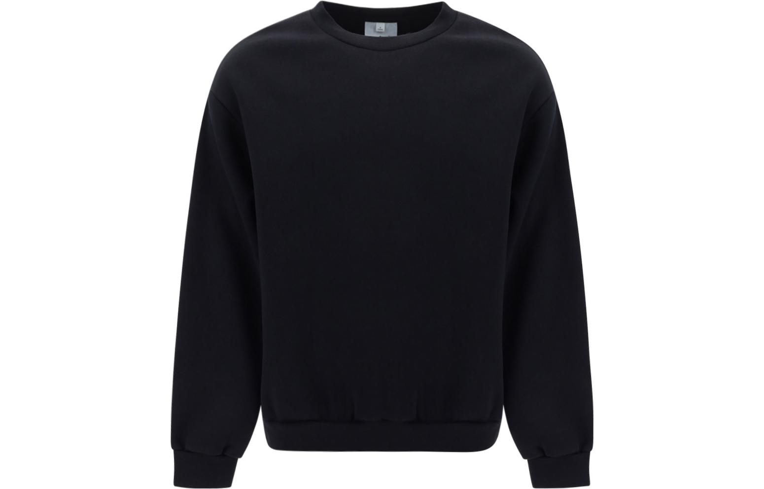 Свитшот с круглым вырезом Acne Studios, черный