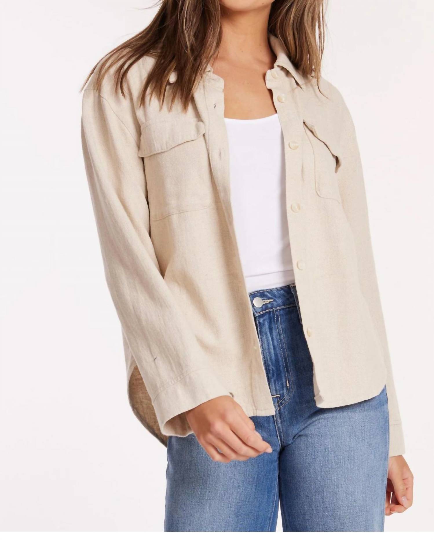 

Сворачивающаяся безрукавка кремового цвета Mod-O-Doc, кремовый