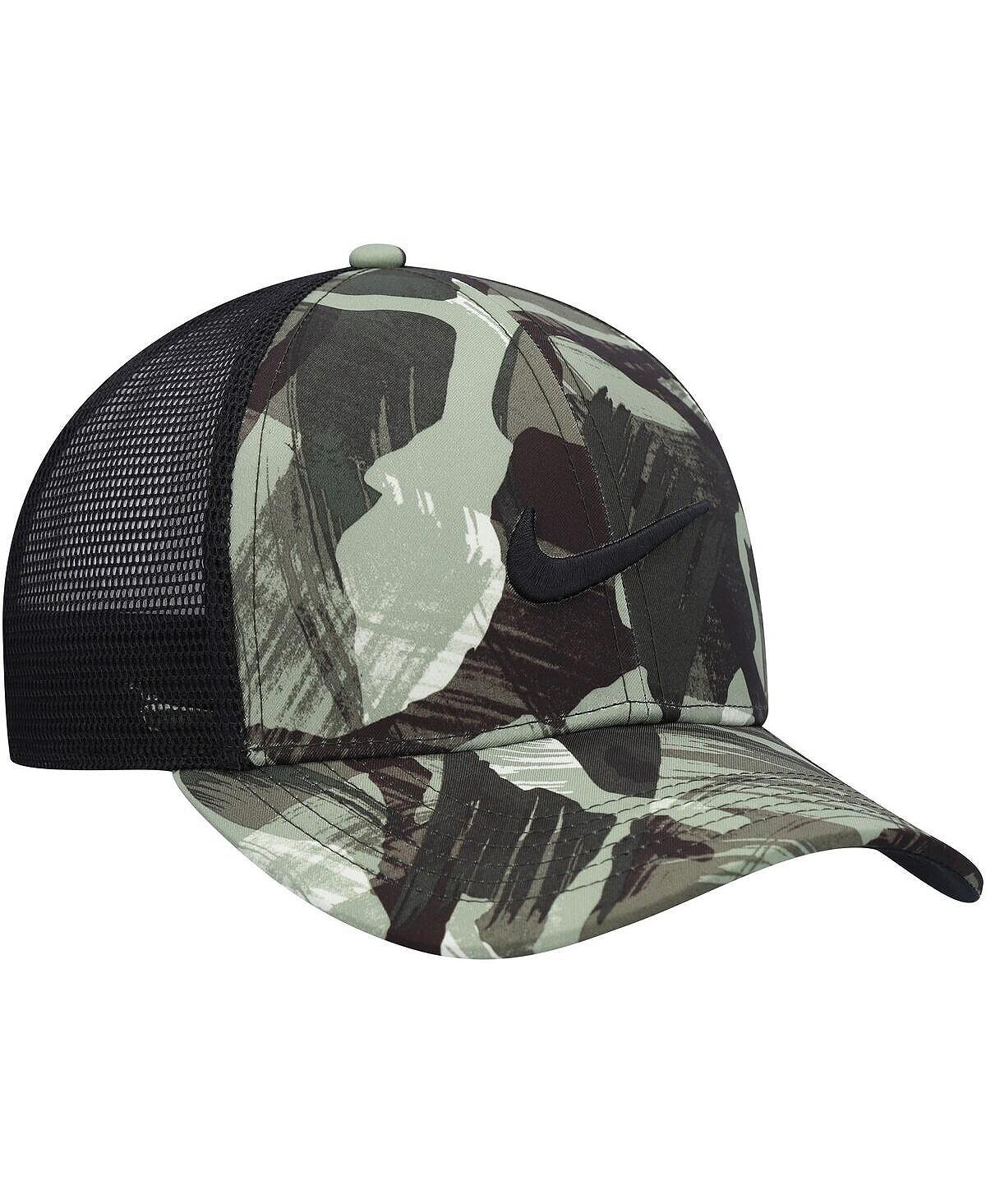 Мужская кепка Snapback Legacy91 Trucker Performance черного цвета с камуфляжем и черным цветом Nike — фото 3