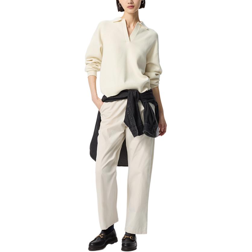 

Женские повседневные брюки UNIQLO, бежевый