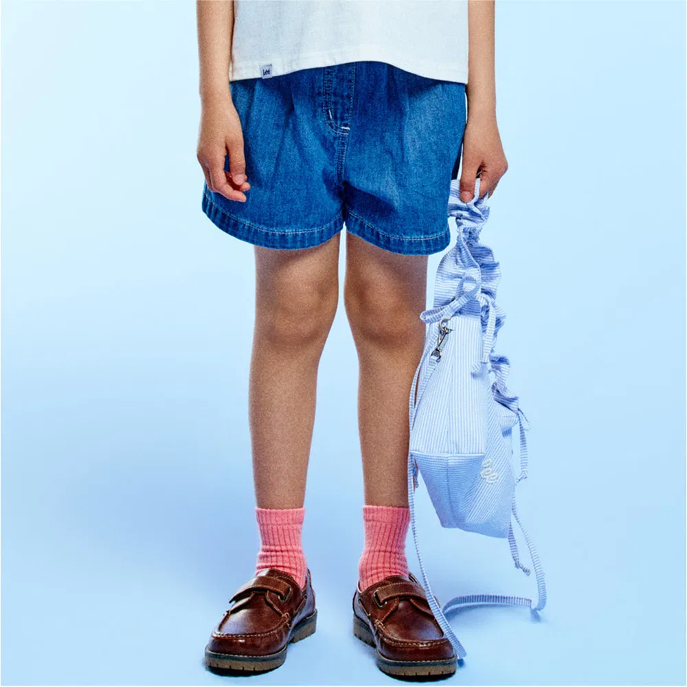 Детские джинсовые шорты 3/4, индиго, от Lee Kids