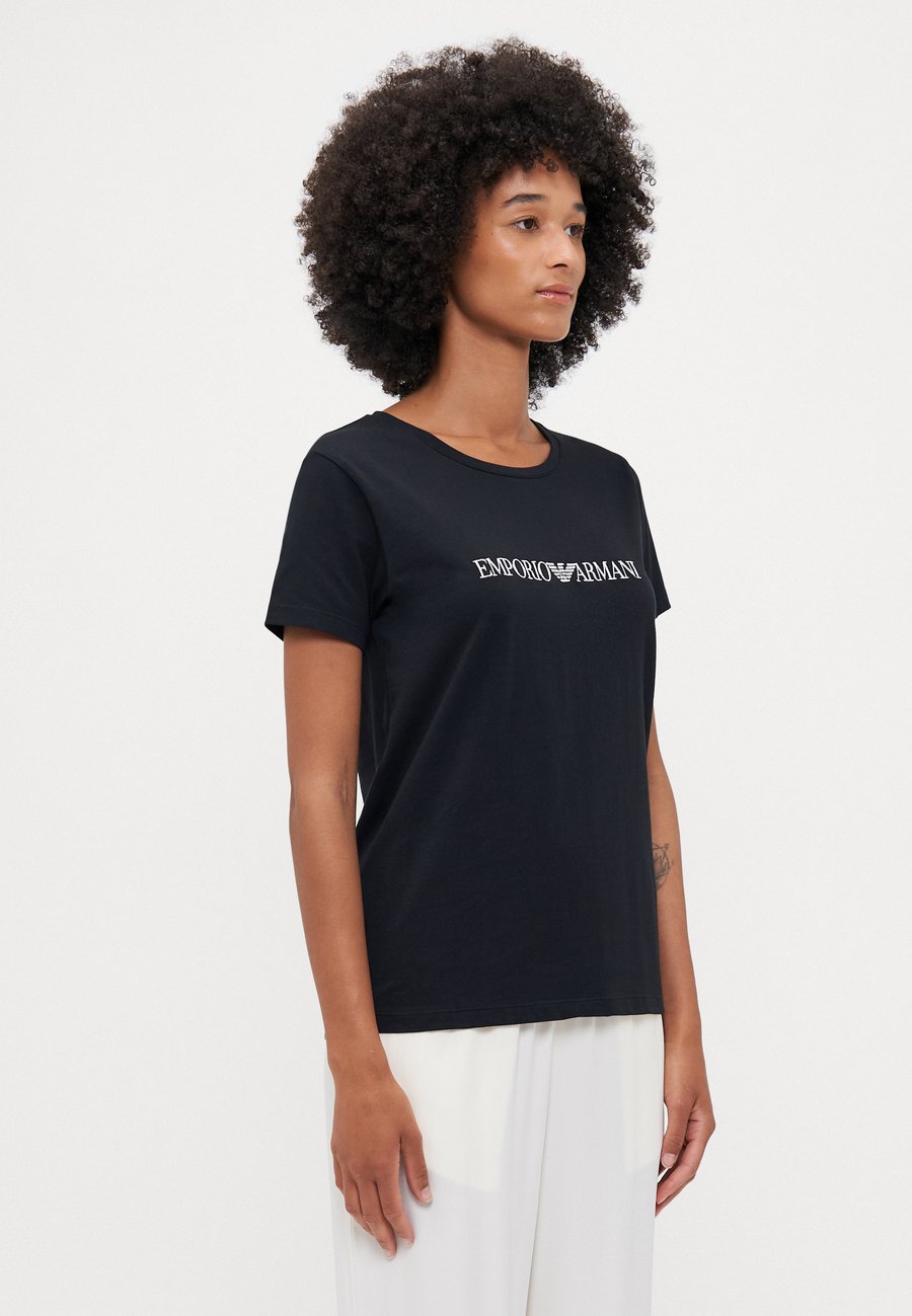 Пижамный топ Emporio Armani PARTE ALTA CREW NECK, Black — фото 4