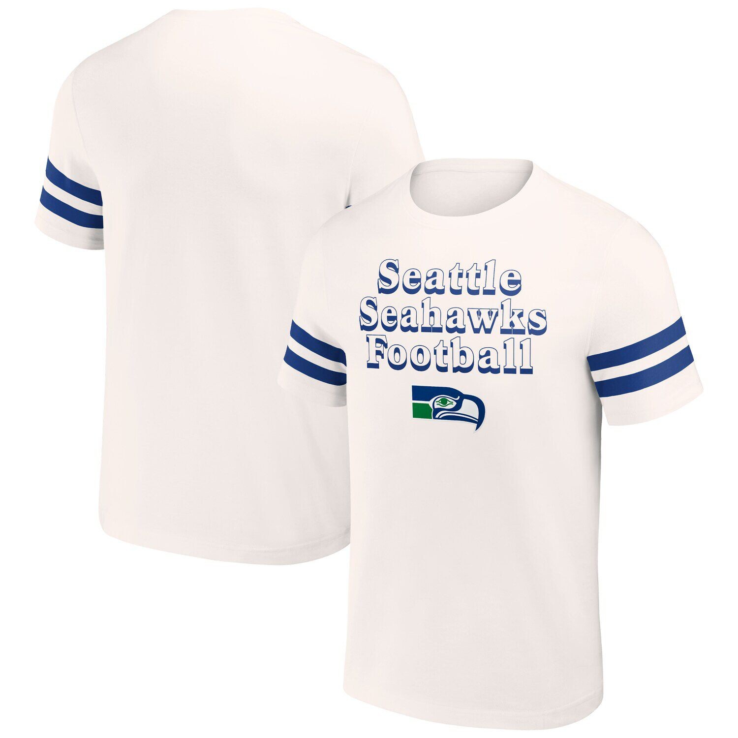 

Мужская винтажная футболка Fanatics Cream Seattle Seahawks NFL x Darius Rucker Collection