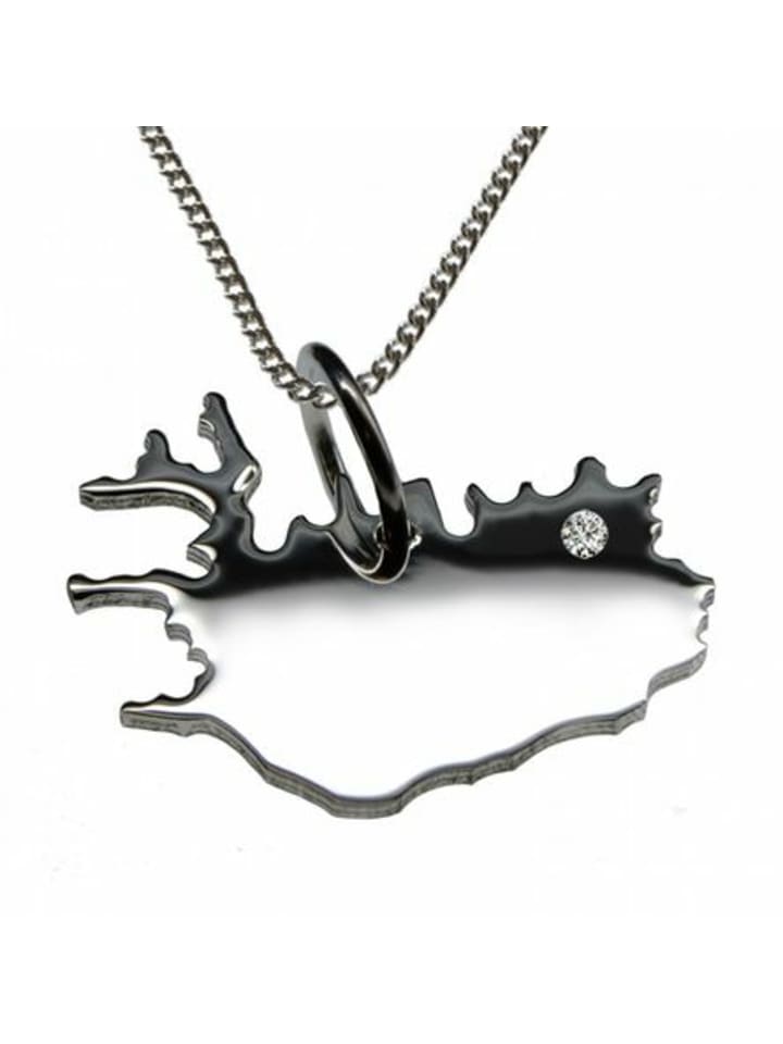 

Schmuckador Цепочка 50 см + остров с бриллиантом из серебра 925 пробы