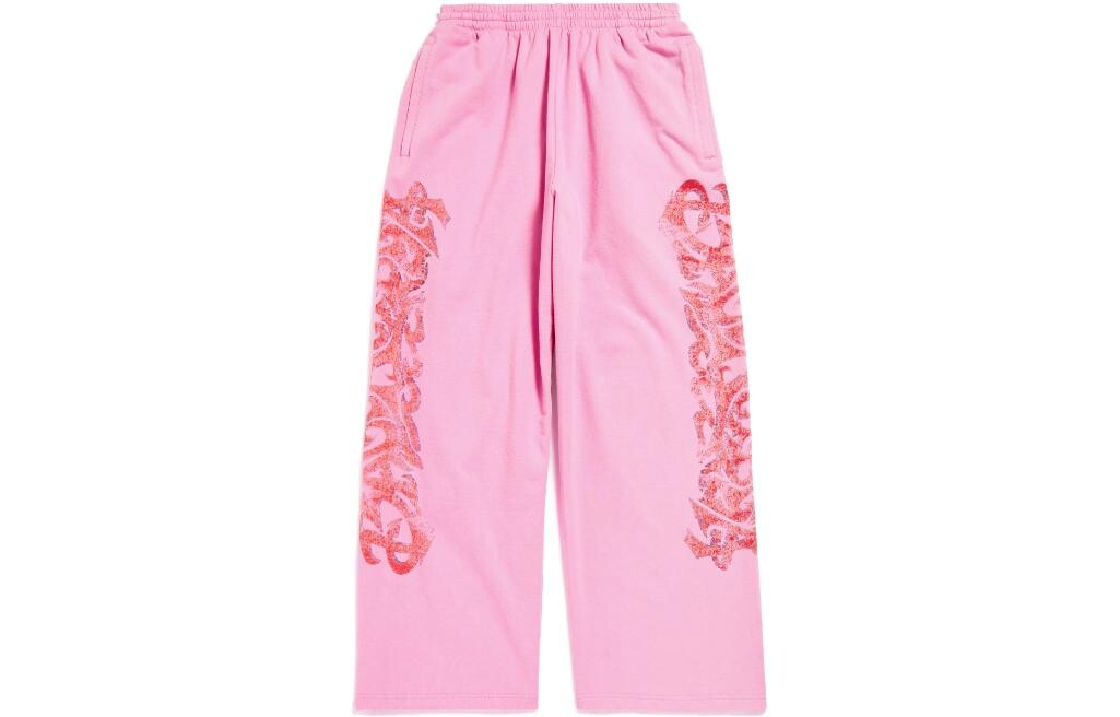 

Повседневные брюки унисекс розовые Balenciaga, розовый