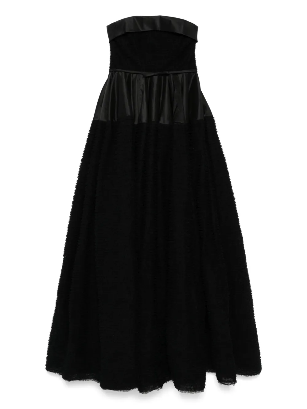 

Вечернее платье с оборками Viktor & Rolf, черный