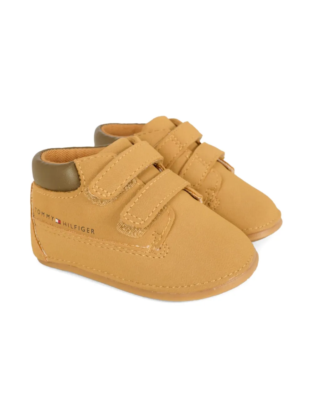 

Кроссовки с двойными ремешками Tommy Hilfiger Junior, коричневый