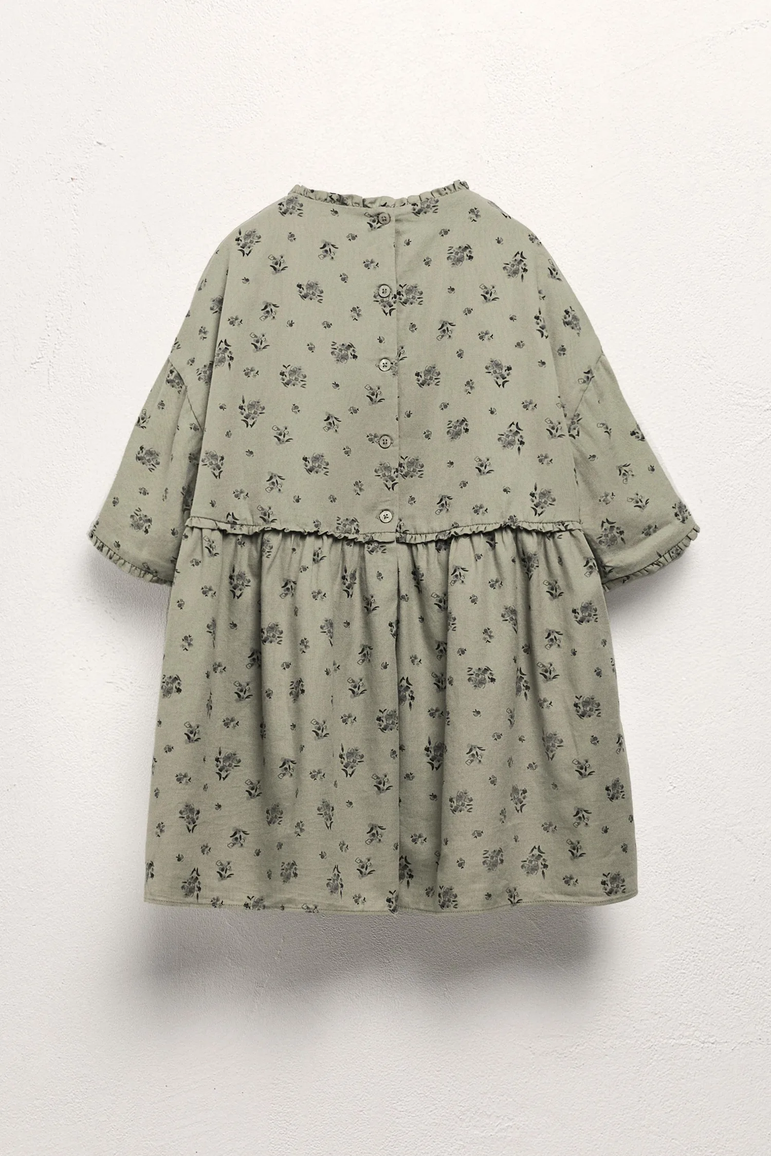 Zara Платье с цветочным принтом и оборками, лимитированная серия, 6-10 лет — фото 2