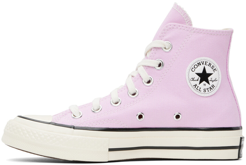 Розовые кроссовки Chuck 70 Converse, Stardust lilac/Egret/Black — фото 3