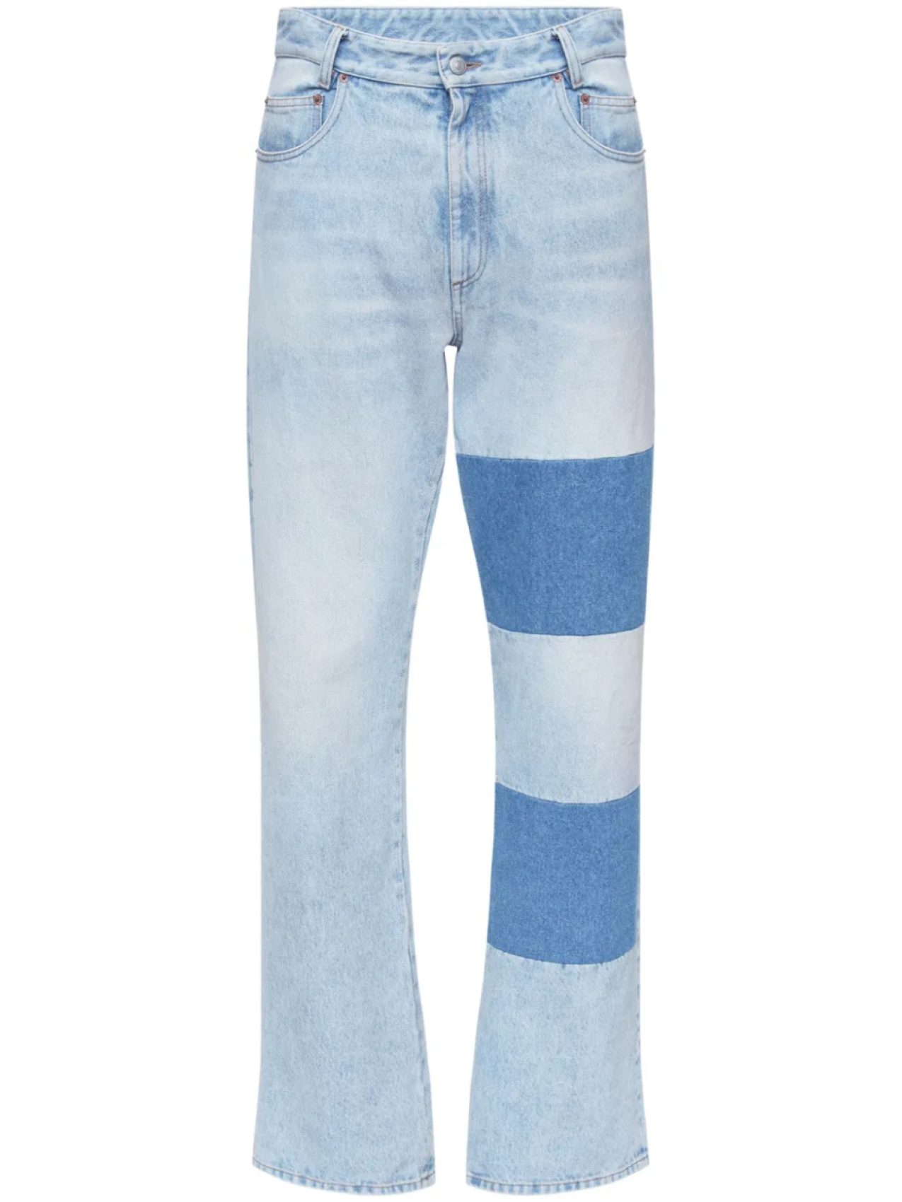 

MM6 Maison Margiela джинсы с лампасами, синий