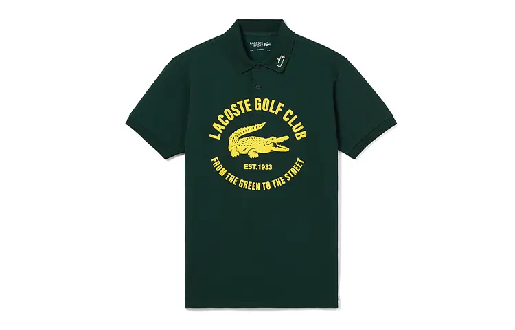 

Рубашка поло мужская темно-зеленая Lacoste, темно-зеленый
