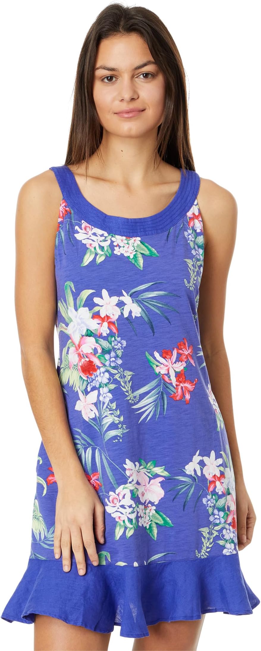

Платье Tommy Bahama Marina Marine Floral Dress, цвет Bold Blue