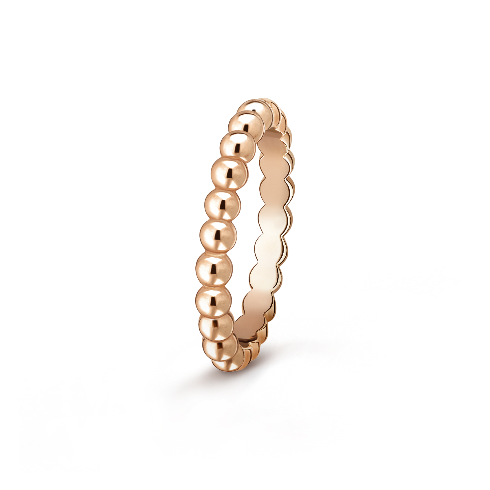 

Кольцо Van Cleef & Arpels Perlée pearls of gold, средняя модель, 18-ct розовое золото
