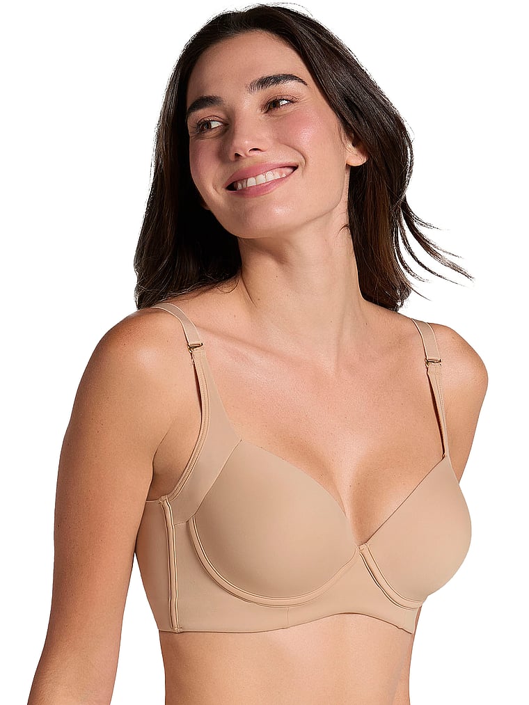 

Бюстгальтер с полным покрытием, сглаживающий спину Leonisa Shapewear, beige