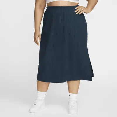 

Юбка Nike Sportswear Chill Rib, цвет Armory Navy/Armory Navy
