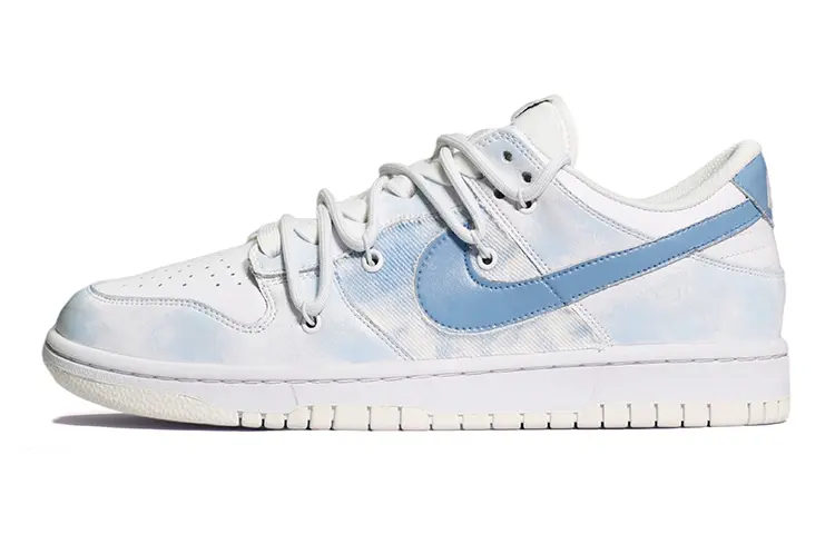 

Кроссовки Nike Dunk Skateboard Shoes Women's Low-Top Blue/White