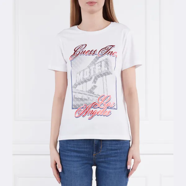 

Футболка стандартного кроя Guess, белый