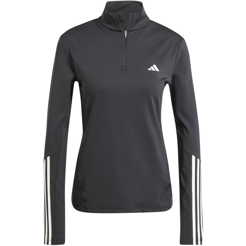 

Тренировочный комбинезон Rolli Hyperglam с застежкой-молнией на четверть талии Adidas, черный