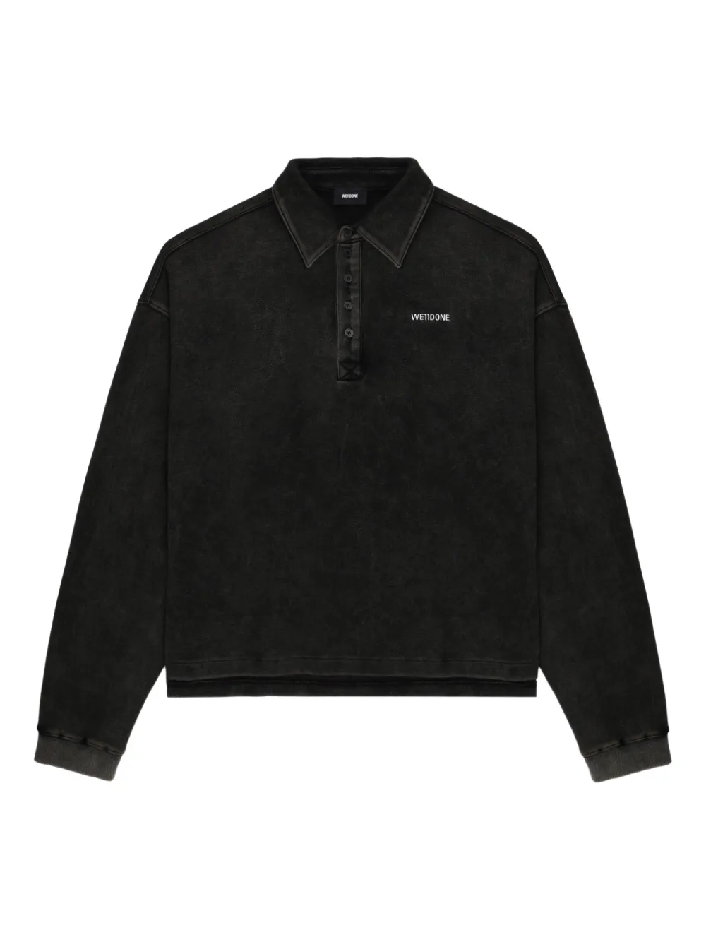 

Рубашка поло с длинными рукавами We11done, серый