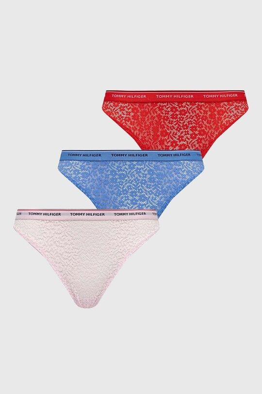 

Стринги, 3 шт. Tommy Hilfiger, красный