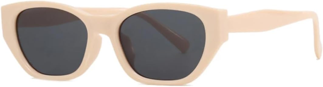 

Солнцезащитные очки с защитой от УФ-излучения UV400 | Цветные линзы "кошачий глаз" | Для женщин и мужчин, для занятий спортом на открытом воздухе и вождения DSVIGF, Beige Gray