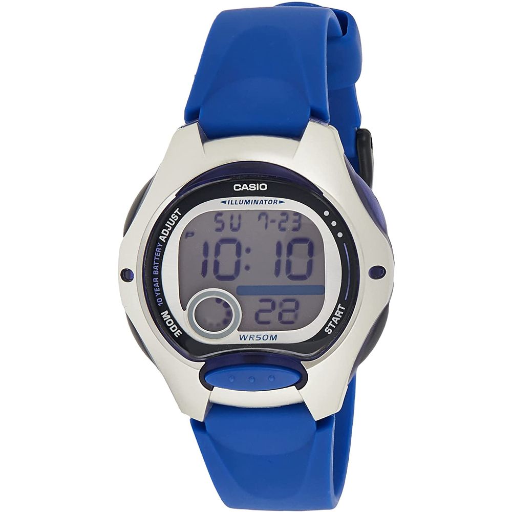 

Часы из синей смолы Casio
