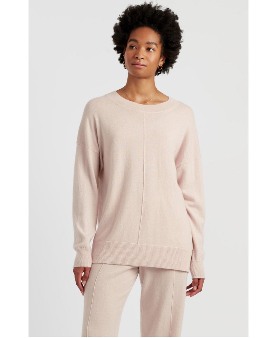 

Женский свободный свитер из шерсти и кашемира Chinti & Parker, Bone