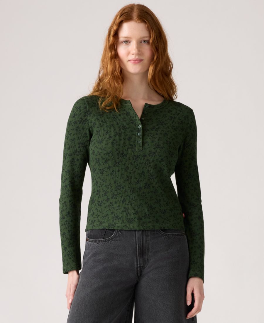 

Женская футболка с длинными рукавами Dana Henley Levi's, Curie Floral Mountain View