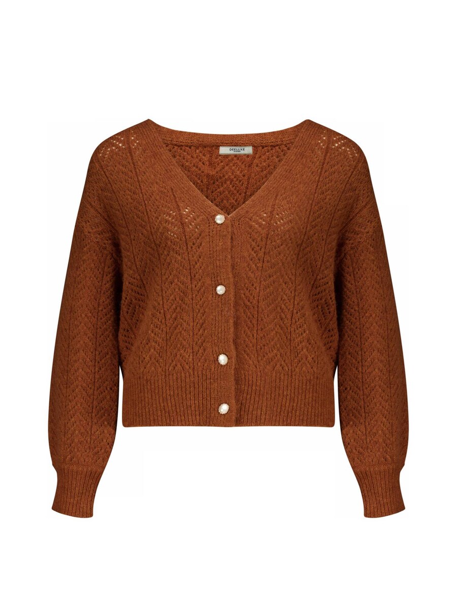 

Вязаный кардиган Deeluxe Dorfi, темно-оранжевый