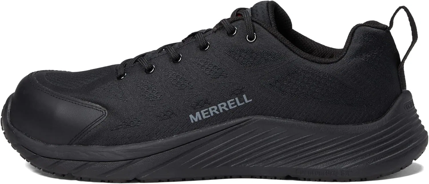 Мужские рабочие ботинки Merrell Moab Flight из углеродного волокна, Black — фото 4