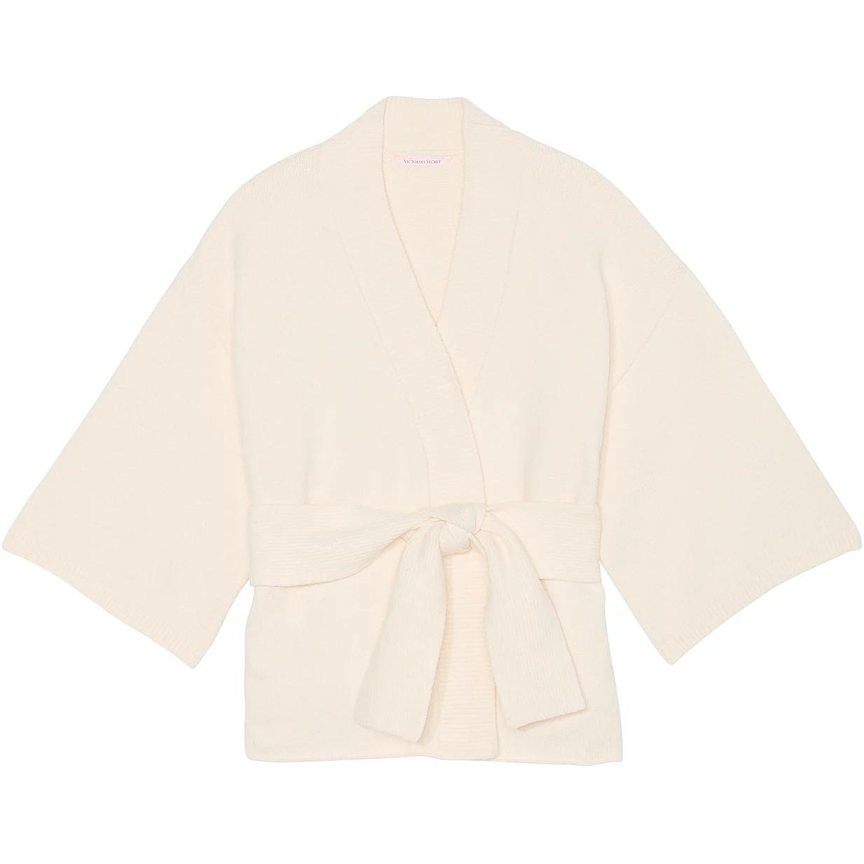 

Victoria's Secret Люкс свитер-пончо из крепового топа / CANDLELIGHT Топ для женщин Candlelight White