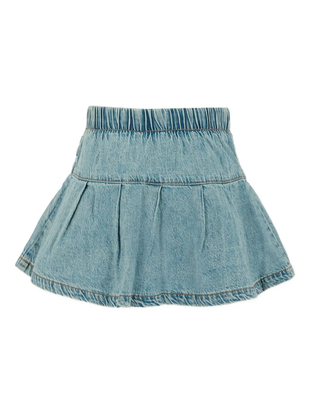 Плиссированная джинсовая юбка ABERCROMBIE FITCH KIDS, синий — фото 2