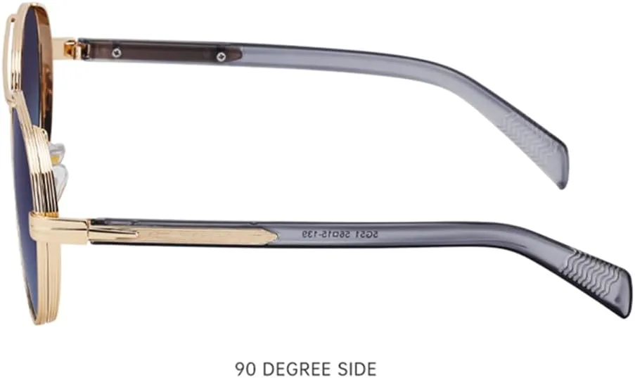 

Винтажные круглые солнцезащитные очки для мужчин и женщин в металлической оправе. Солнцезащитные очки для мужчин, защитные очки от УФ-излучения UV400 VFDHN, 2