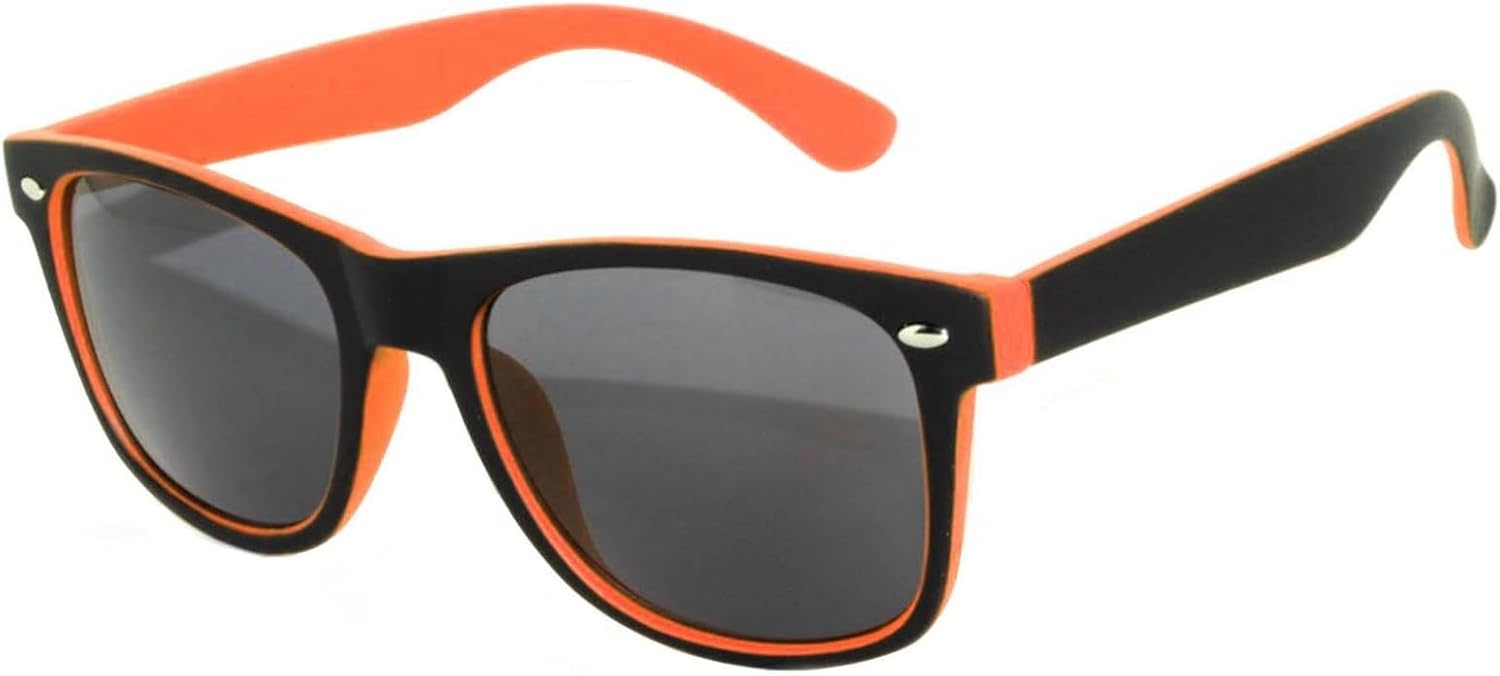 

Винтажные двухцветные солнцезащитные очки OWL с дымчатыми и зеркальными линзами — квадратные, в стиле ретро, ​​для женщин и мужчин, с защитой от УФ-излучения UV 400, Smoke Lens / Orange