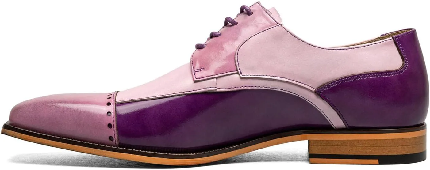 Туфли Stacy Adams Mens Plaza Cap Toe Oxford, фиолетовый — фото 4