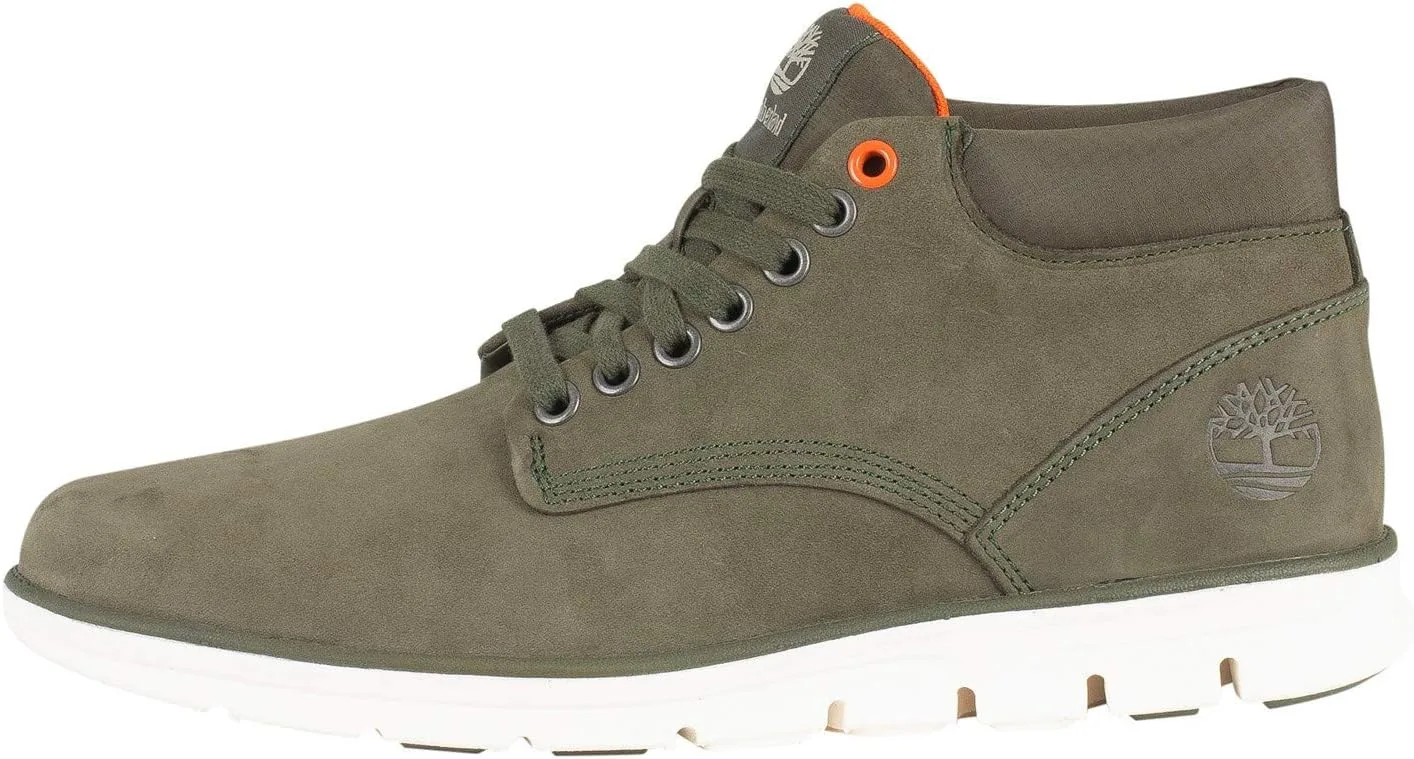 Мужские кожаные ботинки Timberland Bradstreet Sensorflex, зеленый — фото 2