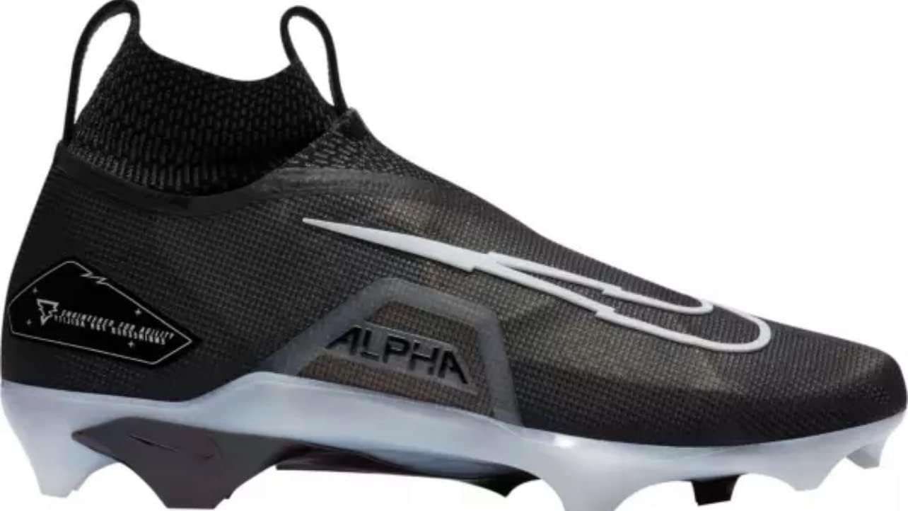 

Футбольные бутсы мужские Nike Alpha Menace Elite 3 белые/серые/желтые/черные., Black-Iron Grey-White