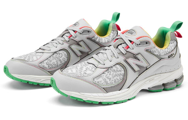 Кеды ganni x 2002r New Balance, серый — фото 2