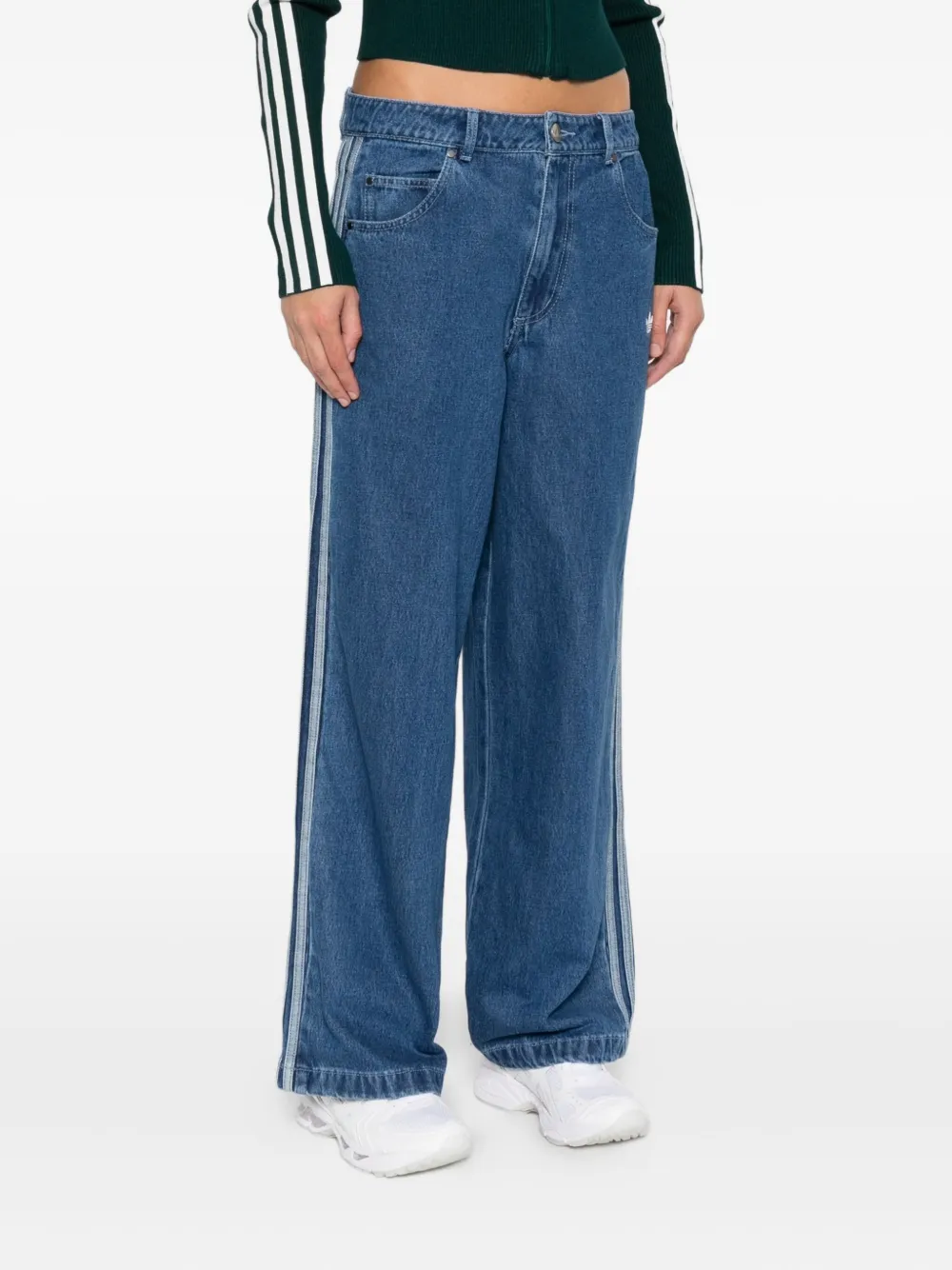 Джинсы Originals Firebird Adidas Originals, синий — фото 3