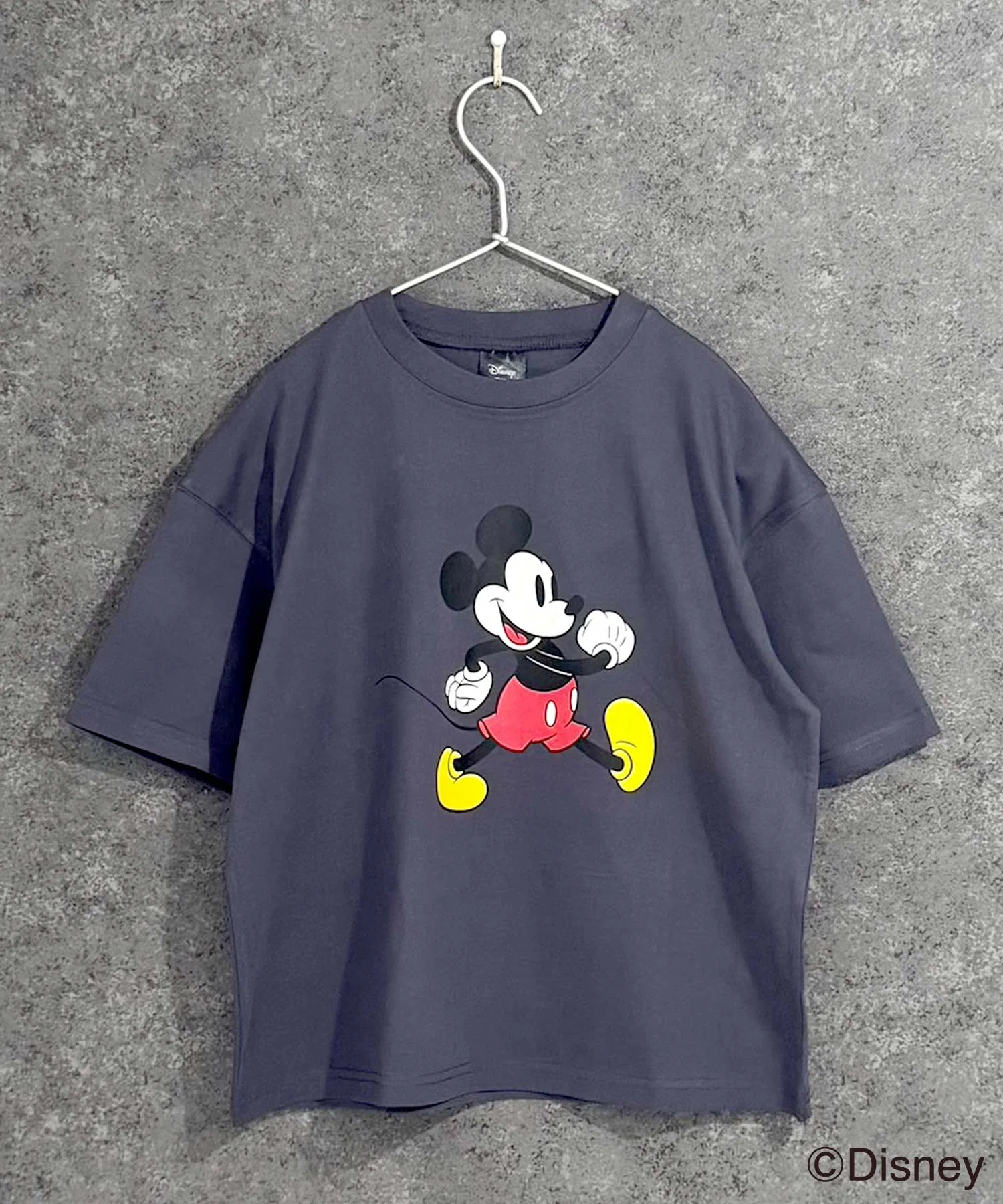 Детская футболка Mickey Mouse оверсайз Disney серая