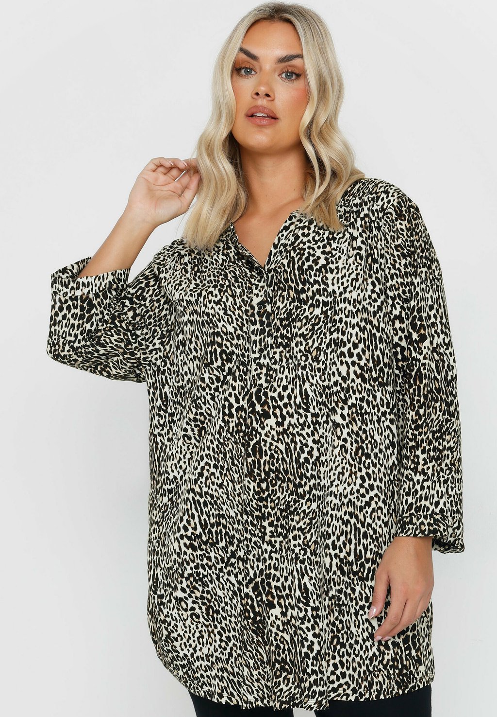 

Блуза LEOPARD PRINT Yours Clothing, коричневый