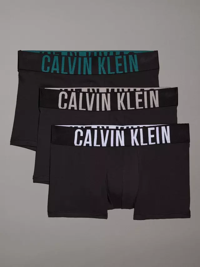

Трусы Calvin Klein Logo 3 шт, цвет black/multi
