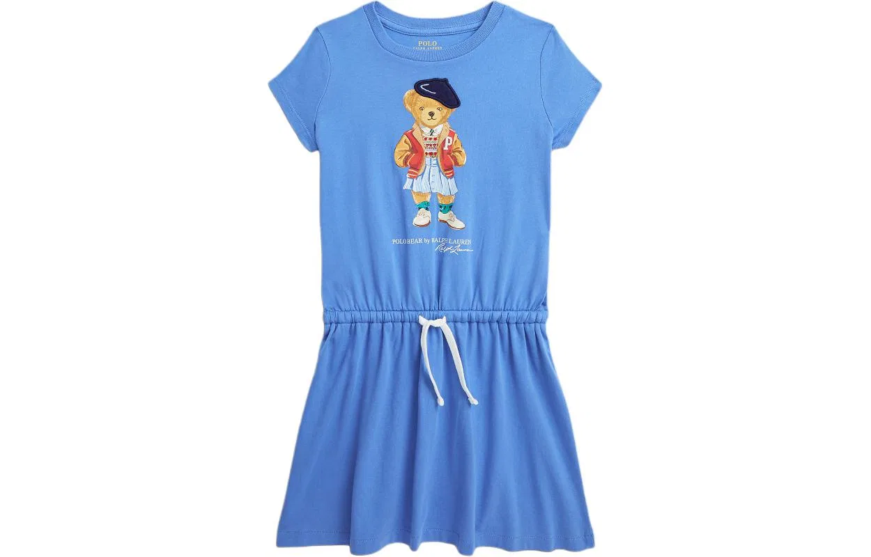 Платье SS24 Blue Kids' Polo Ralph Lauren